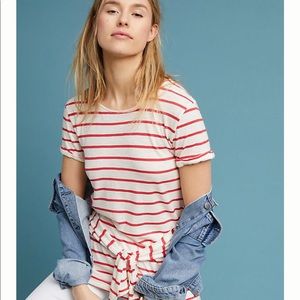 Anthropologie Annabelle wrap tee